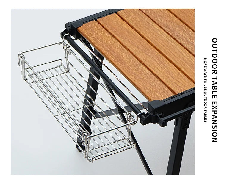 Outdoor Folding Table Extension Rack